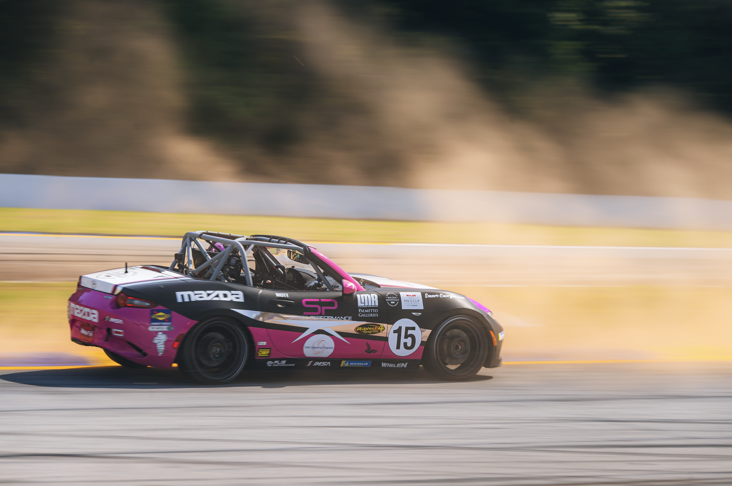 Sally Mott Racing Mazda MX-5 Cup Driver First to the Finish Amazon